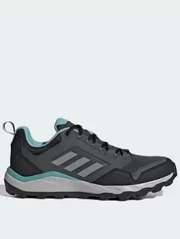 adidas Terrex Tracerocker 2 Walking Shoe, Black/Grey/Mint, Size 6, Women