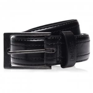 Lee Cooper Stitched Belt Mens - Black