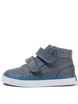 Kickers TOVNI HI PADDED HIGH TOP, Grey, Size 10 Younger