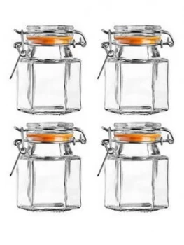 Kilner Set Of 4 Hexagonal Spice Jars