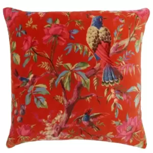 Paradise Velvet Cushion Orange