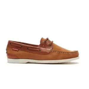 Chatham Willow Ladies premium leather lace up boat shoe - Brown