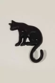 Cast Iron Cat Coat Hook