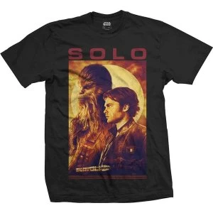 Star Wars - Solo Profile Unisex X-Large T-Shirt - Black