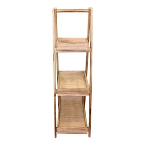 Ladder Style Wooden 3 Tray Stand