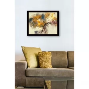 SC1030 Multicolor Decorative Framed MDF Painting