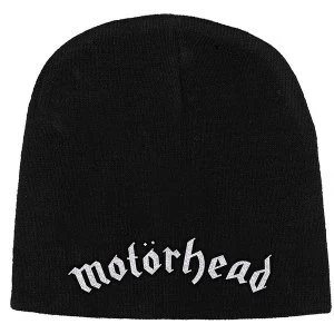 Motorhead - Logo Unisex Beanie Hat - Black