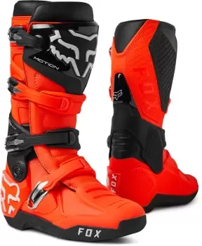 FOX Motion Motocross Boots Orange