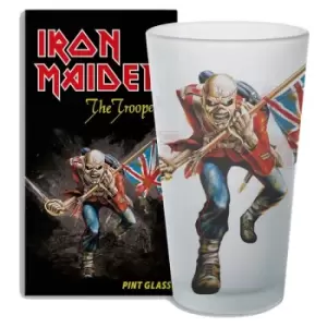 Iron Maiden Pint Glass The Trooper