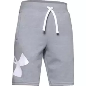 Under Armour Rival Fleece Logo Shorts Junior Boys - Grey