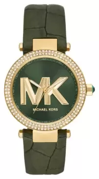 Michael Kors MK4724 Parker (39mm) Green Logo Dial / Green Watch