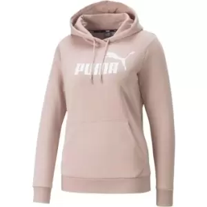 Puma Logo Ladies Hoody - Pink