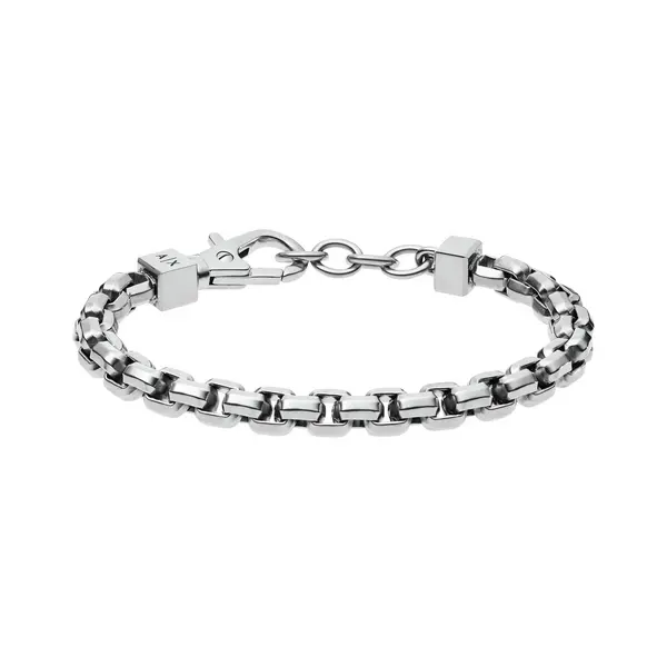 Armani Exchange Stainless Steel Chain Bracelet