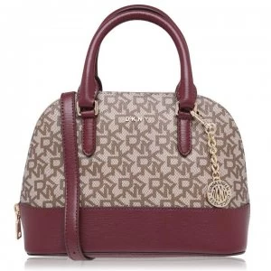 DKNY DKNYCanvas Logo Dom Satchel - Chi/Wine GOW