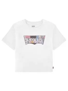 Levis Girls Meet And Greet Organic T-Shirt - White, Size Age: 4 Years, Women