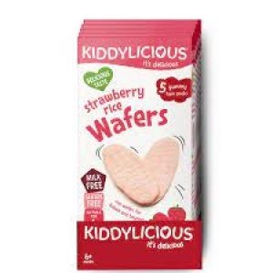 Kiddylicious Strawberry Mini Wafers 4x 4g