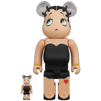 Medicom Betty Boop 100 & 400 Bearbrick 2 Pack