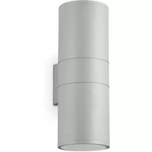 Gray wall light GUN 2 bulbs