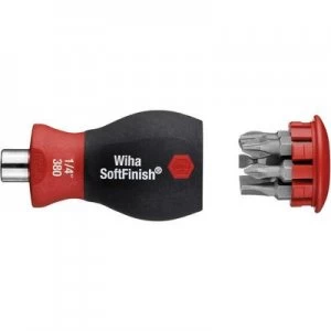 Wiha Stubby Workshop Screwdriver/magazine attachment 1/4 (6.3 mm) DIN 3126, DIN ISO 1173