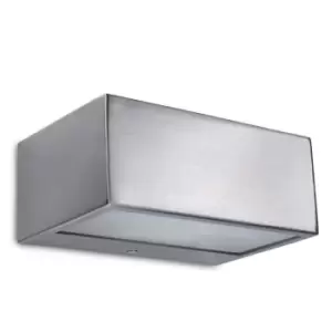 Nemesis LED Outdoor Wall Light Stainless Steel IP44