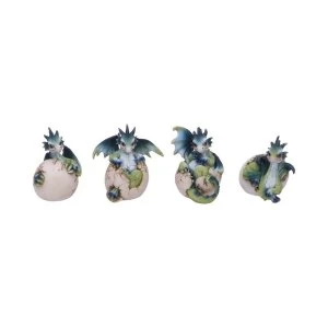 Hatchlings Emergence (Set of 4) Dragon Hatchlings Figurines