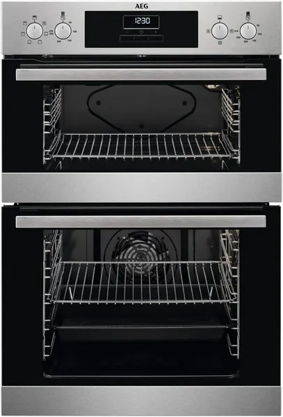 AEG Built-In Double Electric Oven Fan Oven S/Steel DEX33111EM