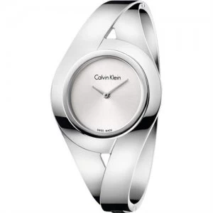 Calvin Klein Ladies Sensual Stainless Steel Watch - K8E2S116