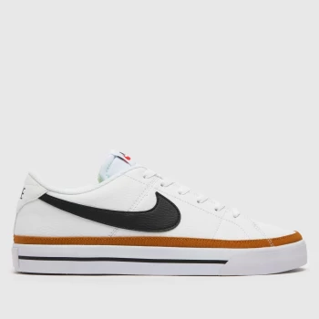 Nike White & Black Court Legacy Next Nature Trainers