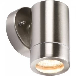 KnightsBridge Fixed IP65 Lightweight Stainless Steel Indoor Outdoor Single Wall Light