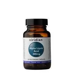 Viridian Alpha Lipoic Acid 200mg 30 Capsules