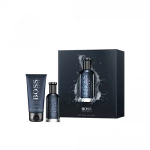 Hugo Boss Bottled Infinite 100ml Eau de Parfum Gift Set 100ml Shower Gel for Him