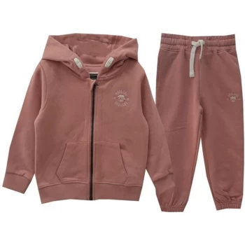 SoulCal Signature Zip Tracksuit Infants - Pink