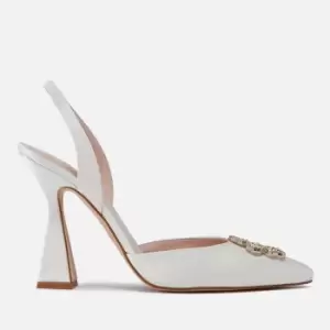 Ted Baker Betzay Satin Heeled Slingback Pumps - UK 4