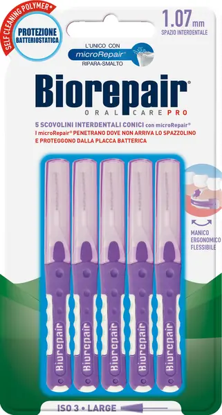 Biorepair Oral Care Pro Interdental 1.7mm Micro Repair Brush 5Pcs