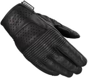 Spidi Rude Perforated Motorcycle Gloves, black, Size S, black, Size S