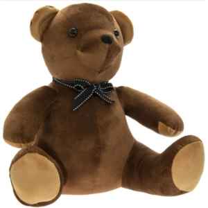 Velveteen Teddy Doorstop By Lesser & Pavey