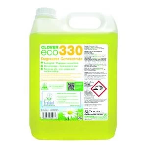 Clover ECO 330 Degreaser Concentrate 5 Litre Pack of 2 330