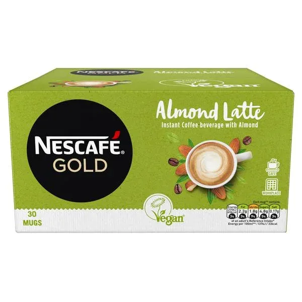 Nescafe Gold Almond Latte Coffee 30 Sachets