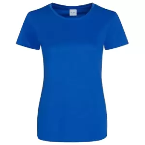 AWDis Just Cool Womens/Ladies Girlie Smooth T-Shirt (L) (Royal Blue)