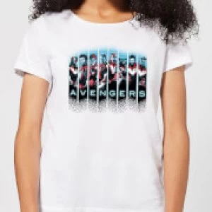 Avengers: Endgame Character Split Womens T-Shirt - White - XXL