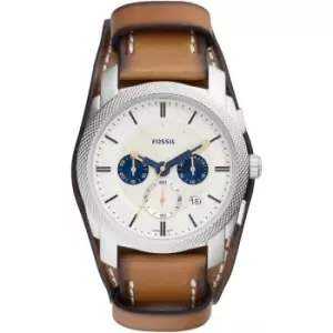 Fossil Machine Chronograph Tan Eco Leather Watch