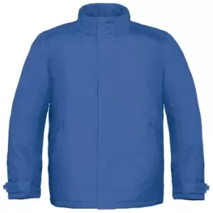 B&C Mens Real+ Premium Windproof Thermo-Isolated Jacket (Waterproof PU Coating) (3XL) (Royal)