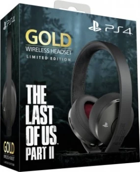 Sony PlayStation 4 PS4 Gold Wireless Headset The Last of Us 2