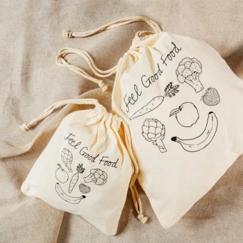 Sass & Belle Cotton Fruit & Veg Bags - Set of 2