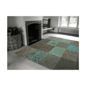 Vintage 8006 - Sea Blue 80cm x 150cm Rectangle - Green