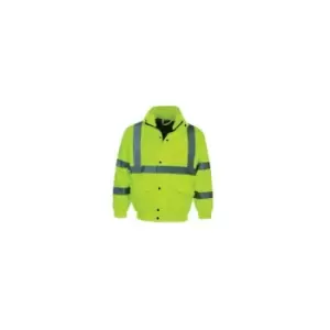 Sitesafe - Hi-vis CL3 Bomber Jacket (EN20471) Yellow - 3XL - Yellow