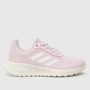 Adidas Pale Pink Tensaur Run 2.0 Girls Junior Trainers