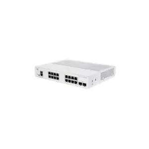 Cisco CBS350-16T-2G-EU network switch Managed L2/L3 Gigabit Ethernet (10/100/1000) Silver