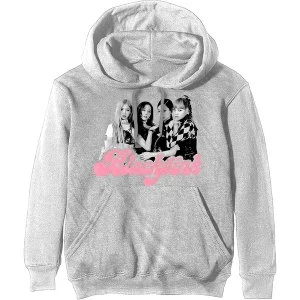 BlackPink - Photo Tee Unisex Large Hoodie - White