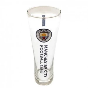 Manchester City FC Tall Beer Glass